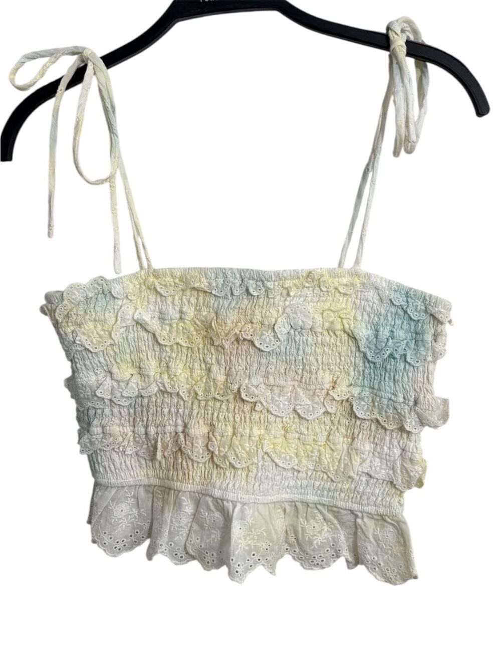 #83 NWT Storia tie-dye with tie string straps size M